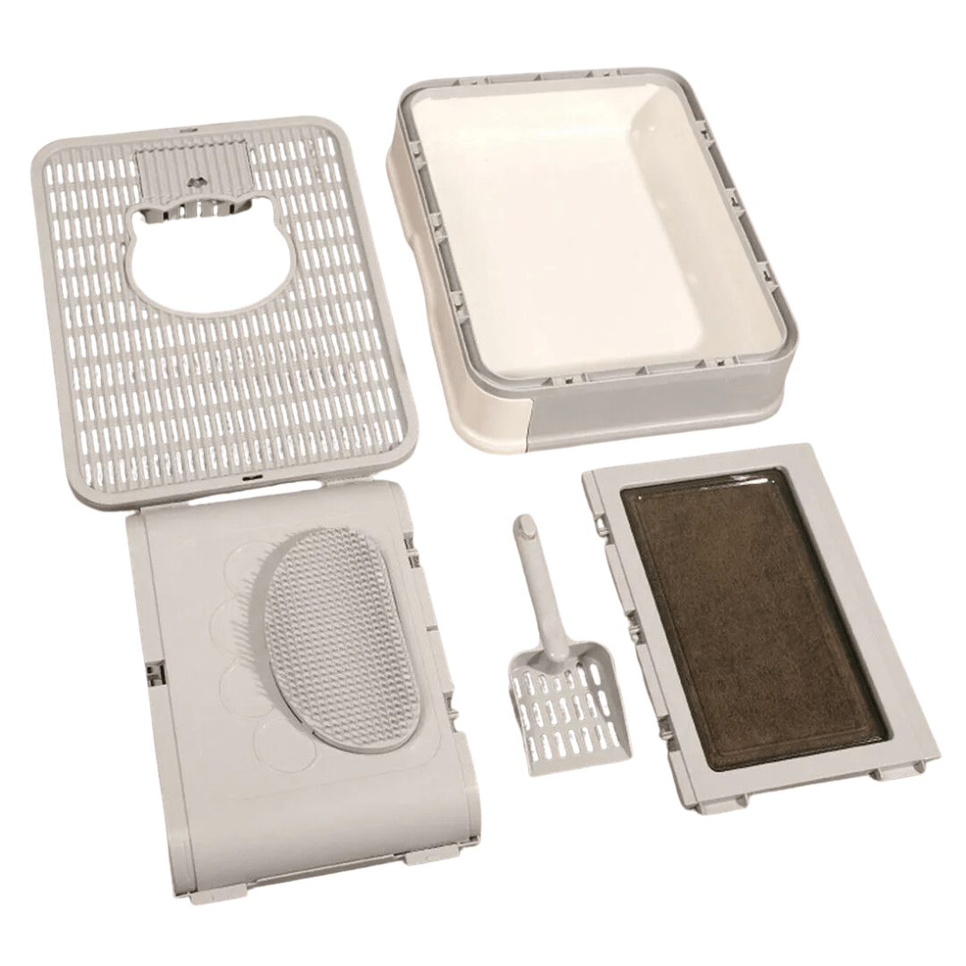 Large Hidden Cat Litter Box with Storage & Scoop