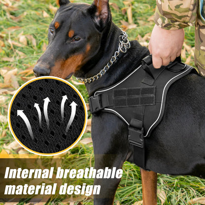Durable Dog Training Vest with Heavy Duty Harness