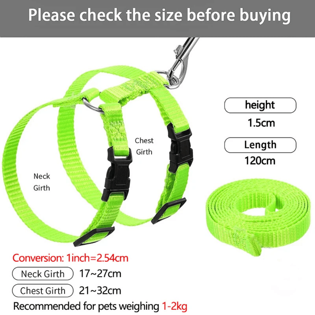 Comfortable Bunny Harness and Leash Set