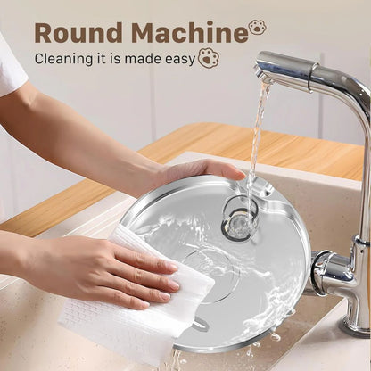 2.2L Stainless Steel Cat Water Fountain - Ultra-Quiet with Visible Water Level