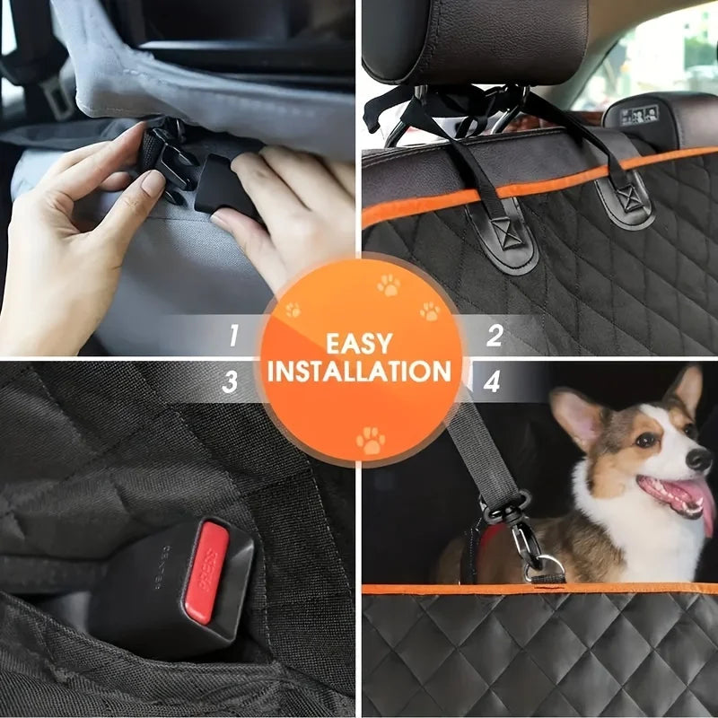 Pet Car Seat Protector Cover for Rear Seats