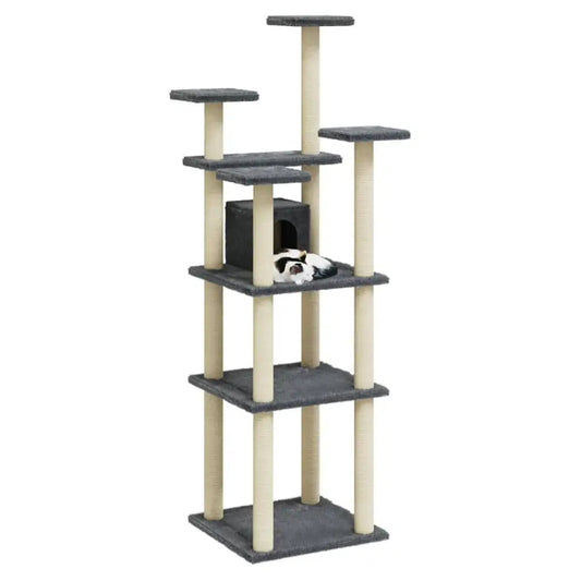 Tall Cat Tower with Multiple Levels & Hideaways - LifyPet