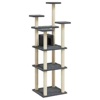 Tall Cat Tower with Multiple Levels & Hideaways