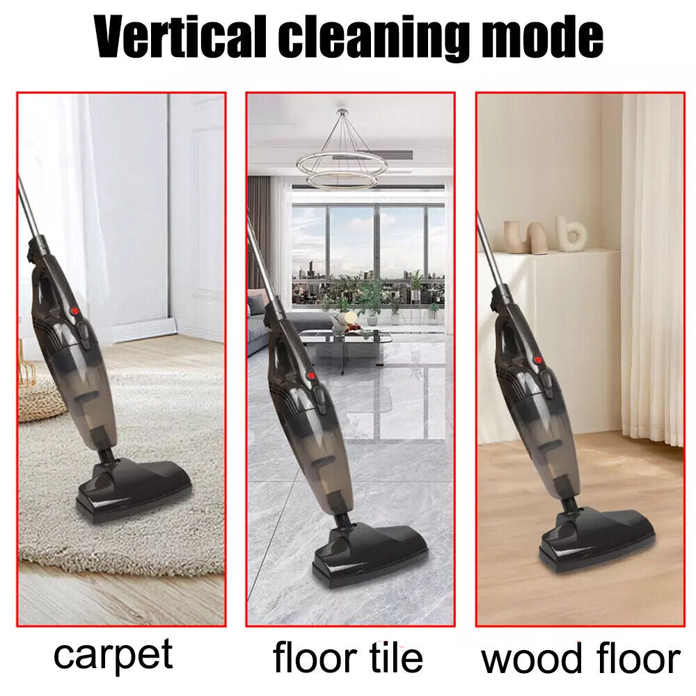 2-in-1 Stick Handheld Vacuum Vacuum Cleaner For Carpet Floor Pet Hair 15000pa