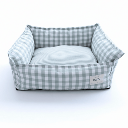 Plaid Small Pet Bed for Dogs and Cats