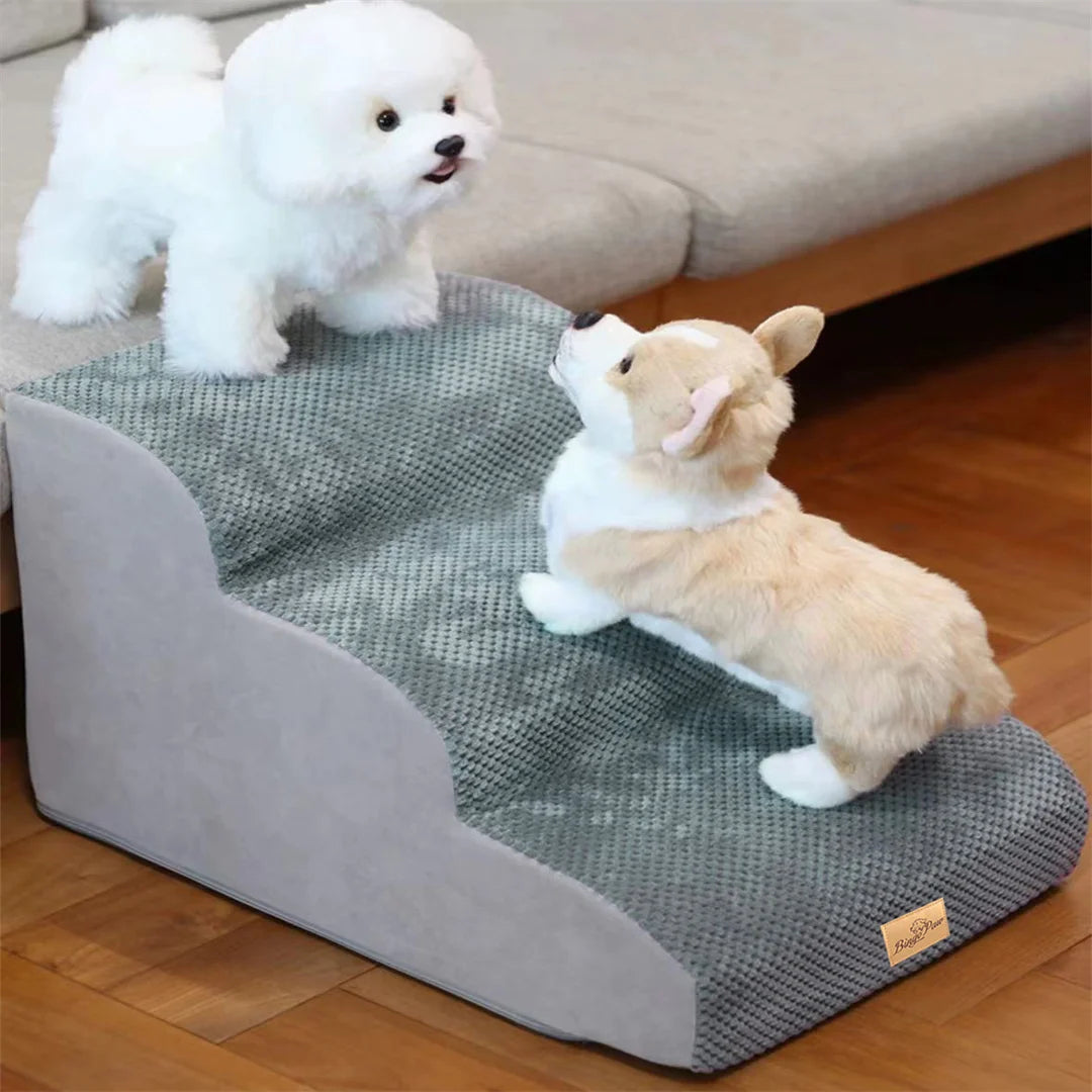 Comfortable Pet Stairs for Beds with Removable Cover