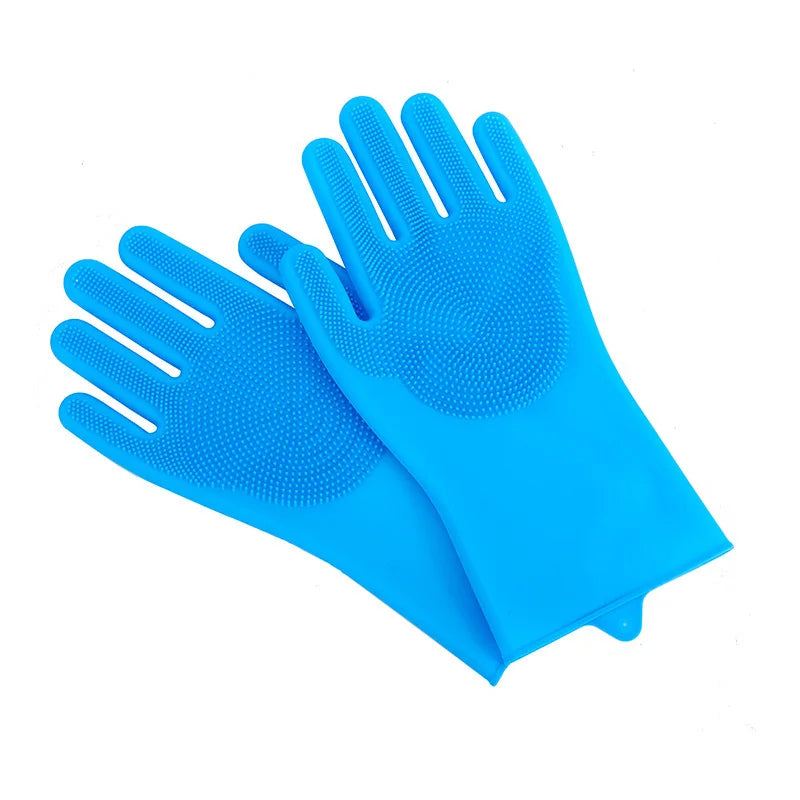 Waterproof Pet Bathing Gloves for Easy Grooming
