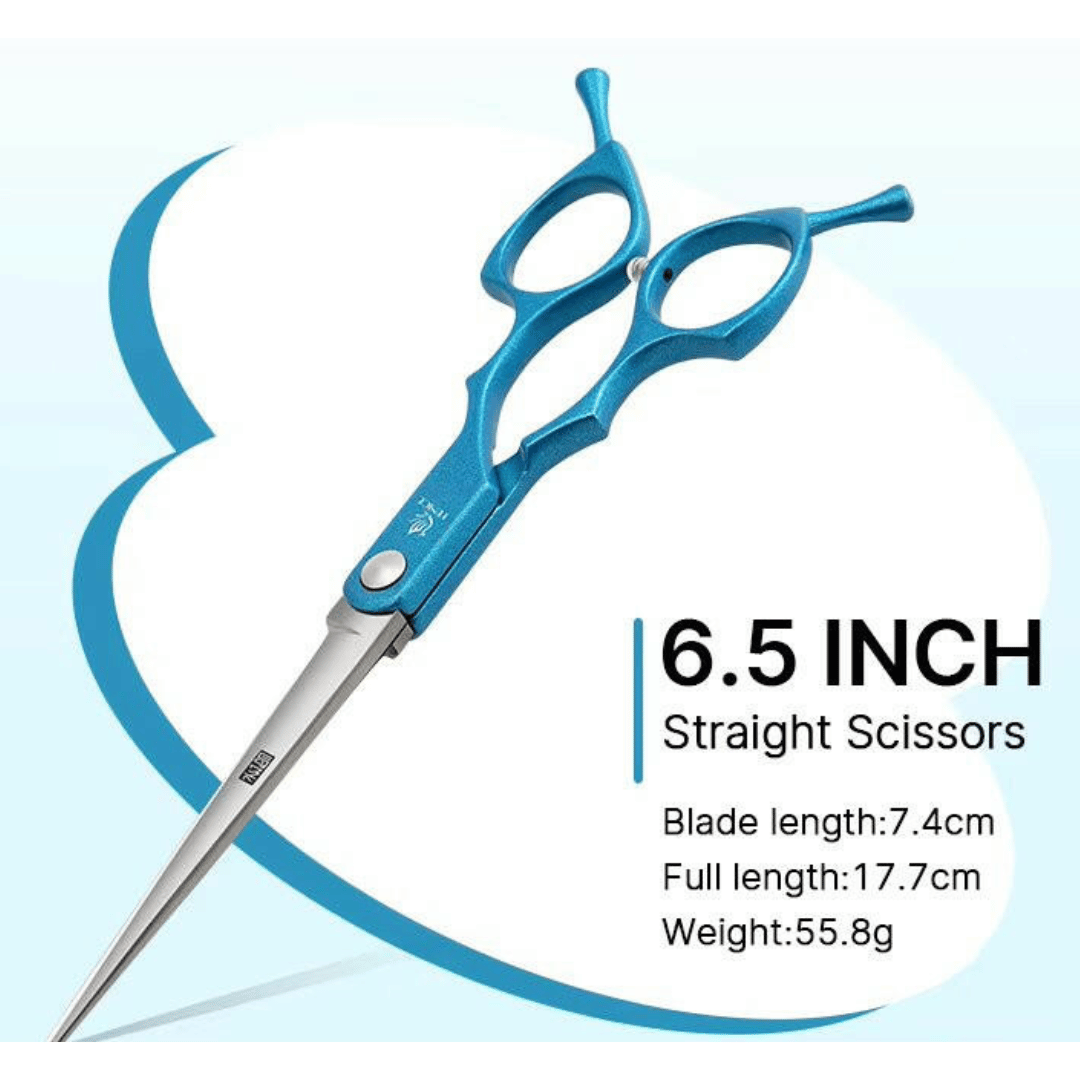 Premium Pet Grooming Scissors Set with Comfort Grip
