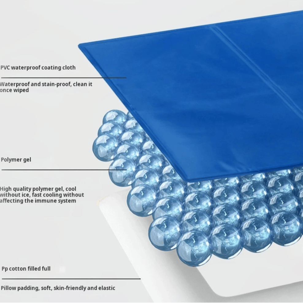 Cooling Pet Mat for Dogs | Waterproof Summer Pad