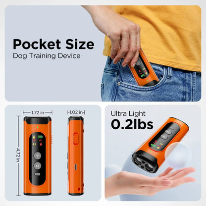 Compact Portable Anti Bark Dog Trainer with Quick Charge