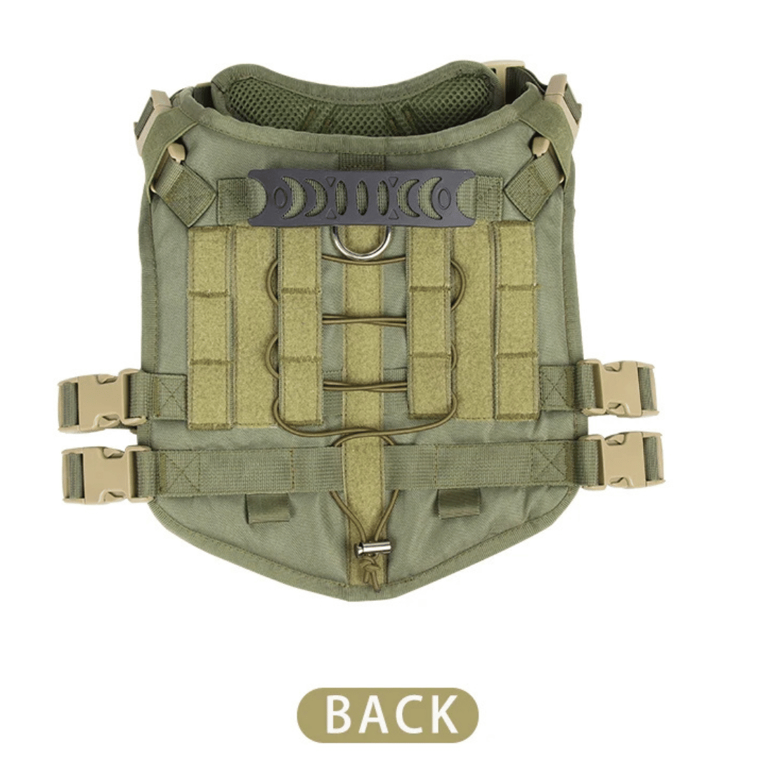 Durable Outdoor Dog Vest with Handle for Large Breeds
