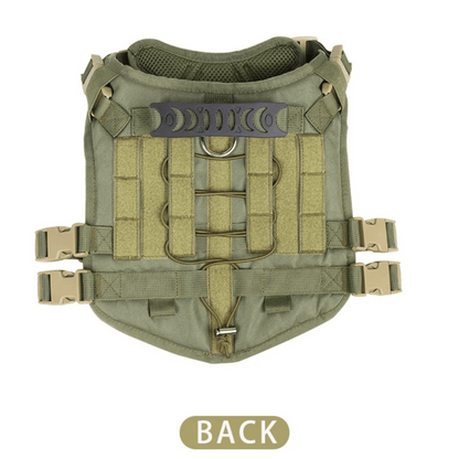 Durable Outdoor Dog Vest with Handle for Large Breeds
