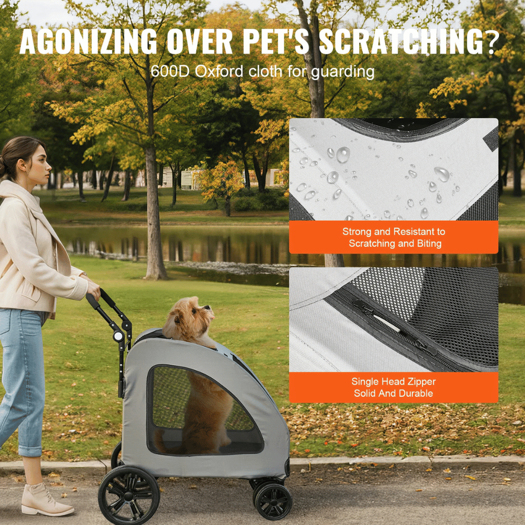 Large Pet Stroller for Big Dogs up to 72kg