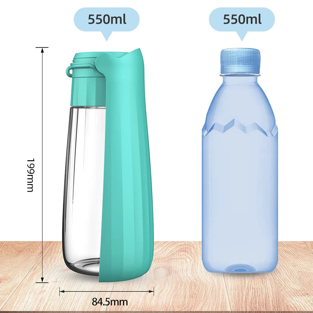 Big Collapsible Pet Water Bottle 550ml