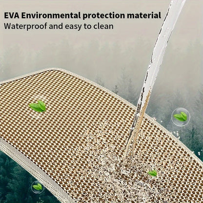 Easy Clean Cat Litter Mat with Waterproof Layer