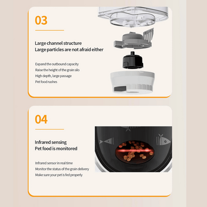 Smart Automatic Pet Feeder with WiFi and Mobile App