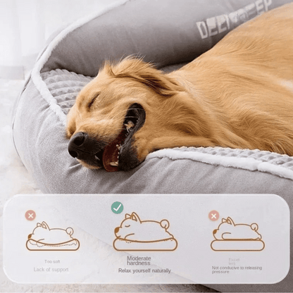 Plush Comfortable Dog Bed with Removable Washable Cover