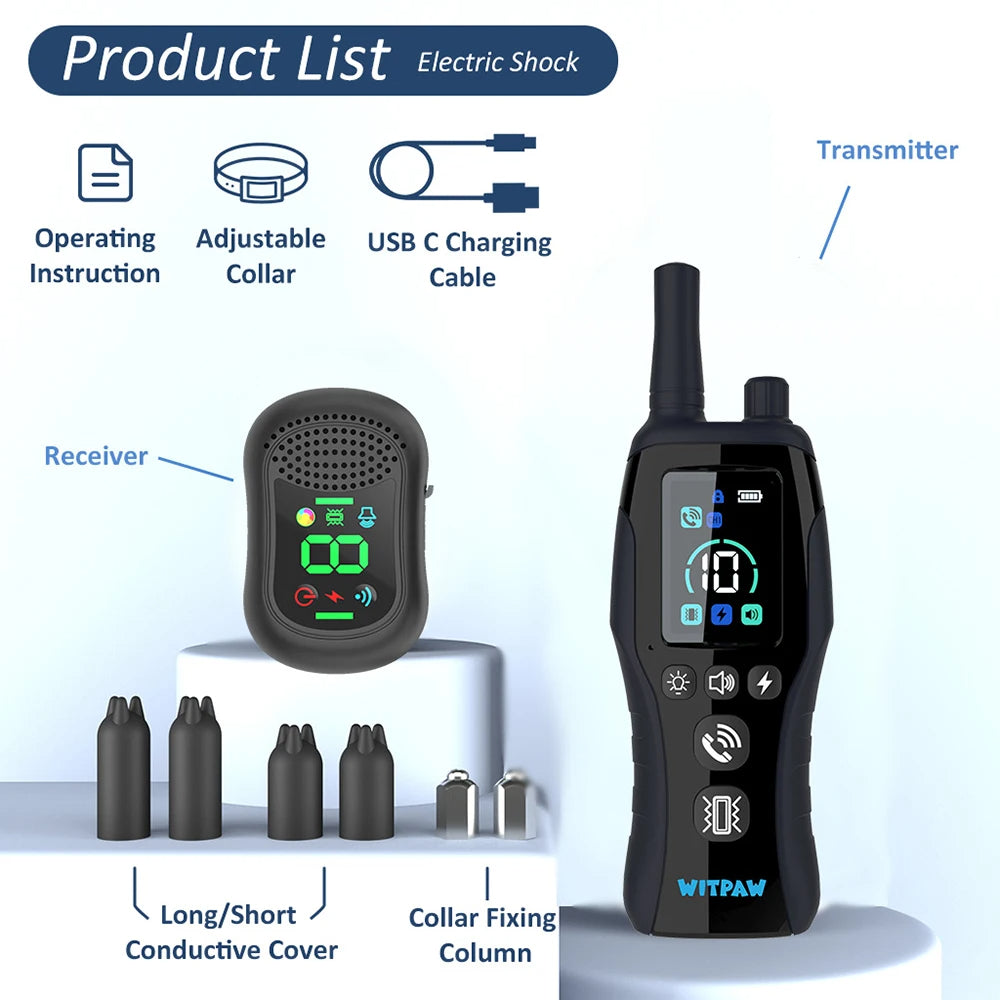 Effective Remote Dog Training Collar with Voice Commands