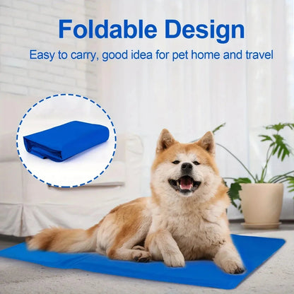 Portable Pet Cooling Pad | Waterproof & Compact Foldable Design