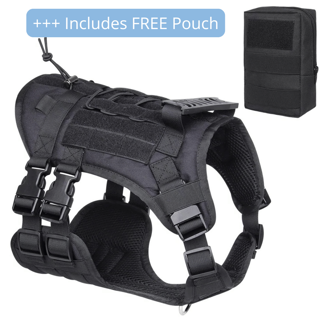 Durable Outdoor Dog Vest with Handle for Large Breeds