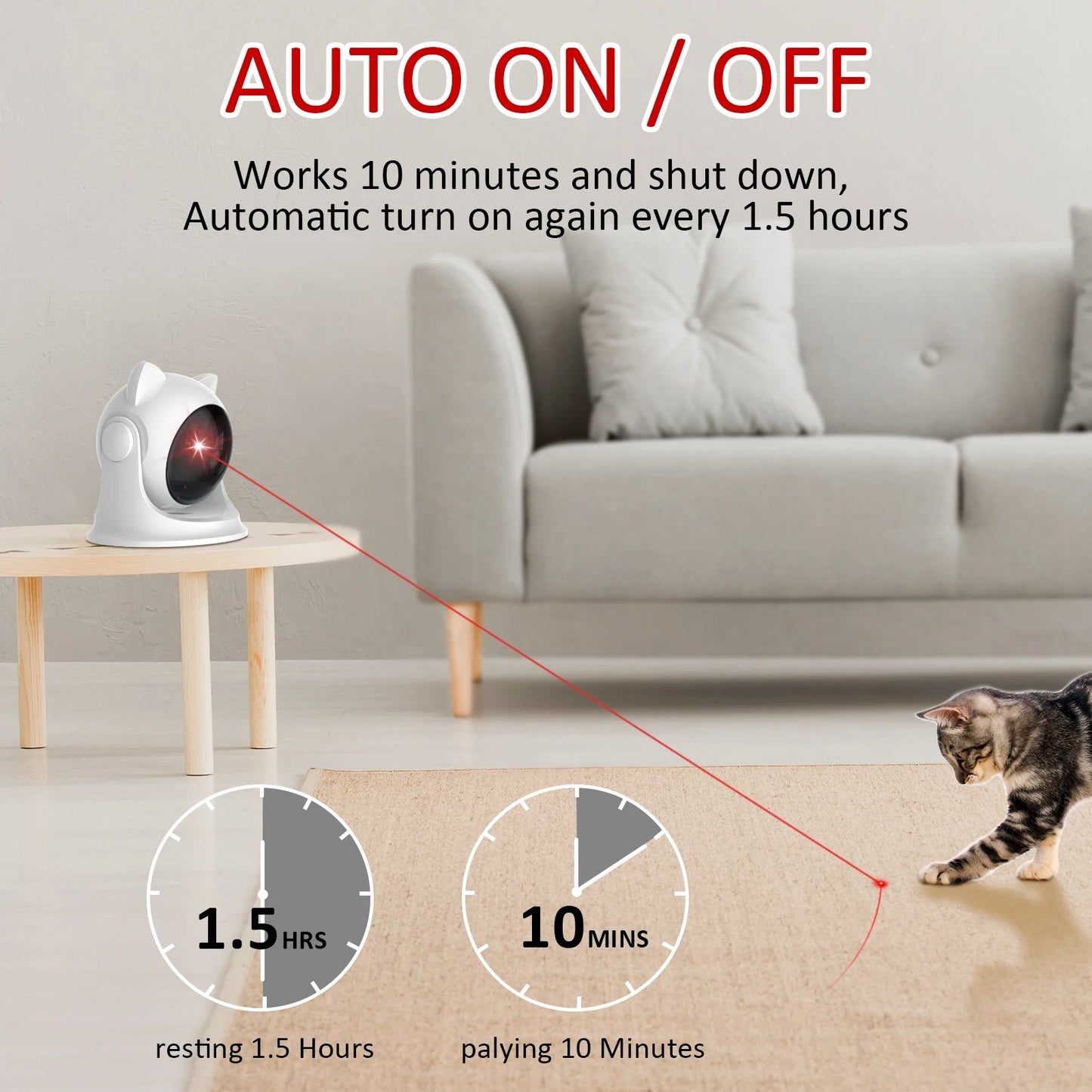 Fun Interactive Laser Pet Toy