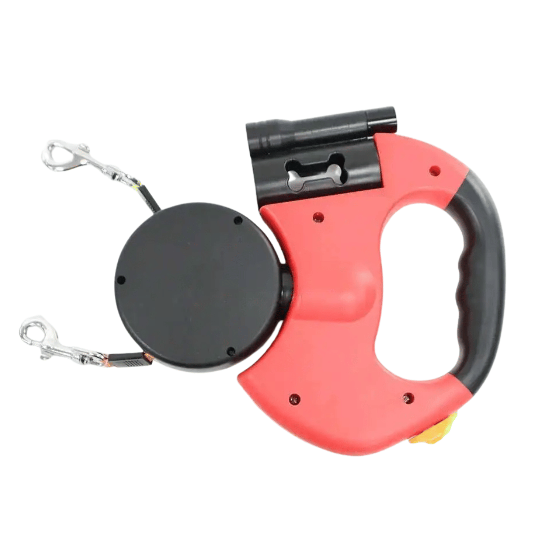 Long Adjustable Pet Leash with Light & Tangle Free Clip