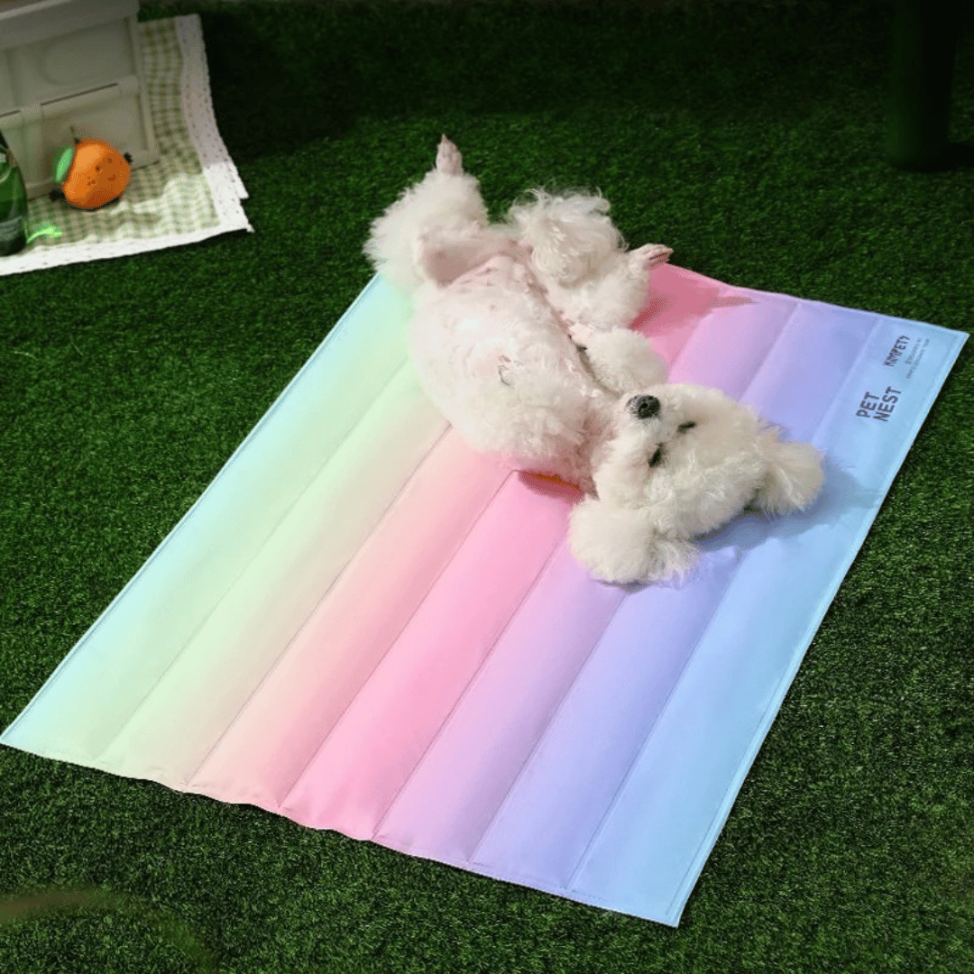 Cooling Pet Bed Mat - Durable Water Resistant Dog Bed