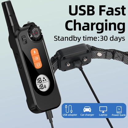Waterproof Remote Dog Training Collar with Flashlight