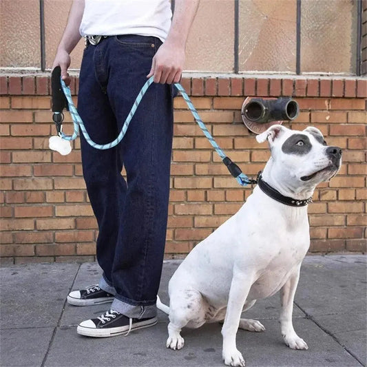 Durable Pet Leash with Padded Grip & Hi-Vis Rope - LifyPet