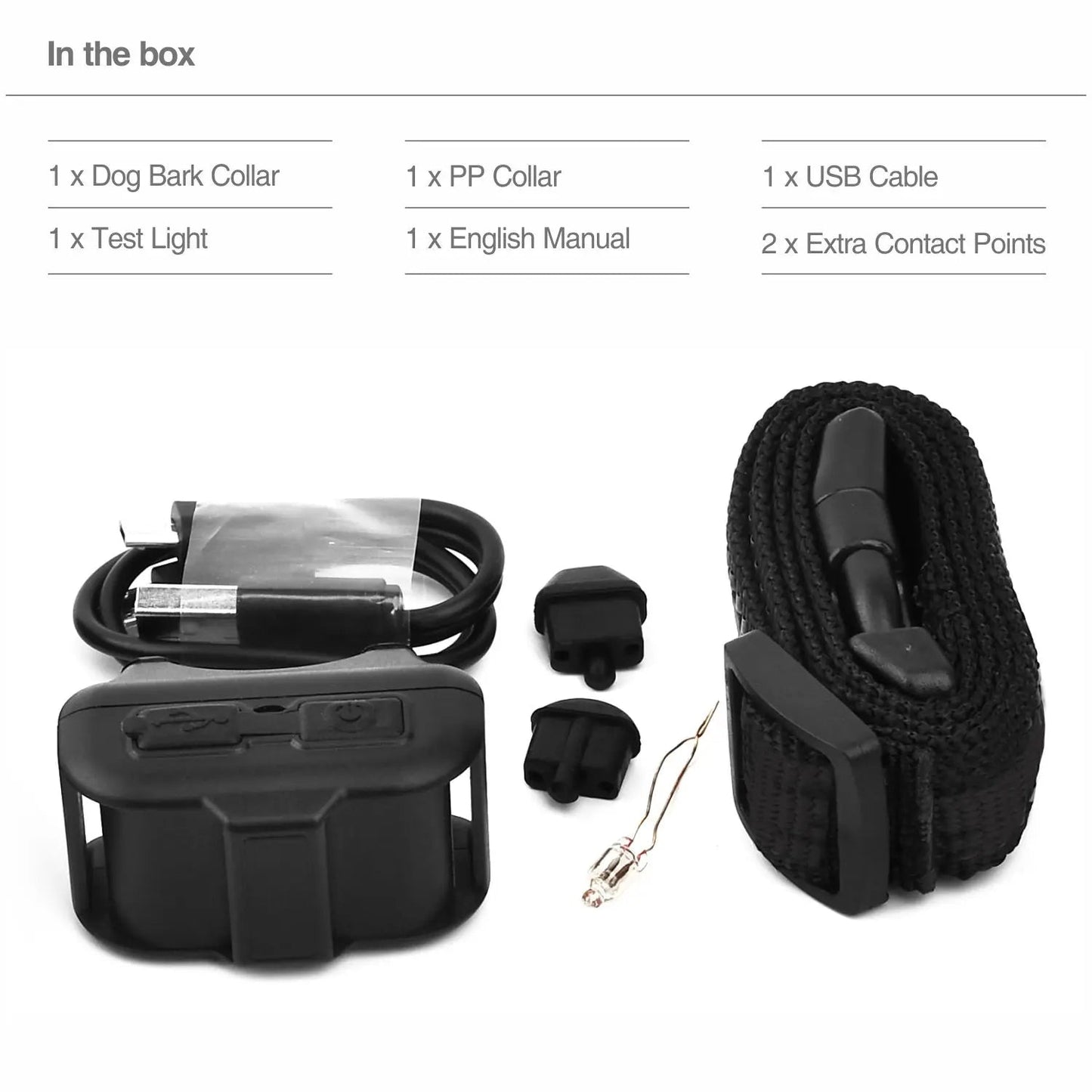 Effective Dog Bark Stop Training Collar for Small Pets