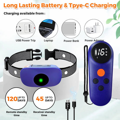Long Range Waterproof Dog Training Collar with Sound Vibration