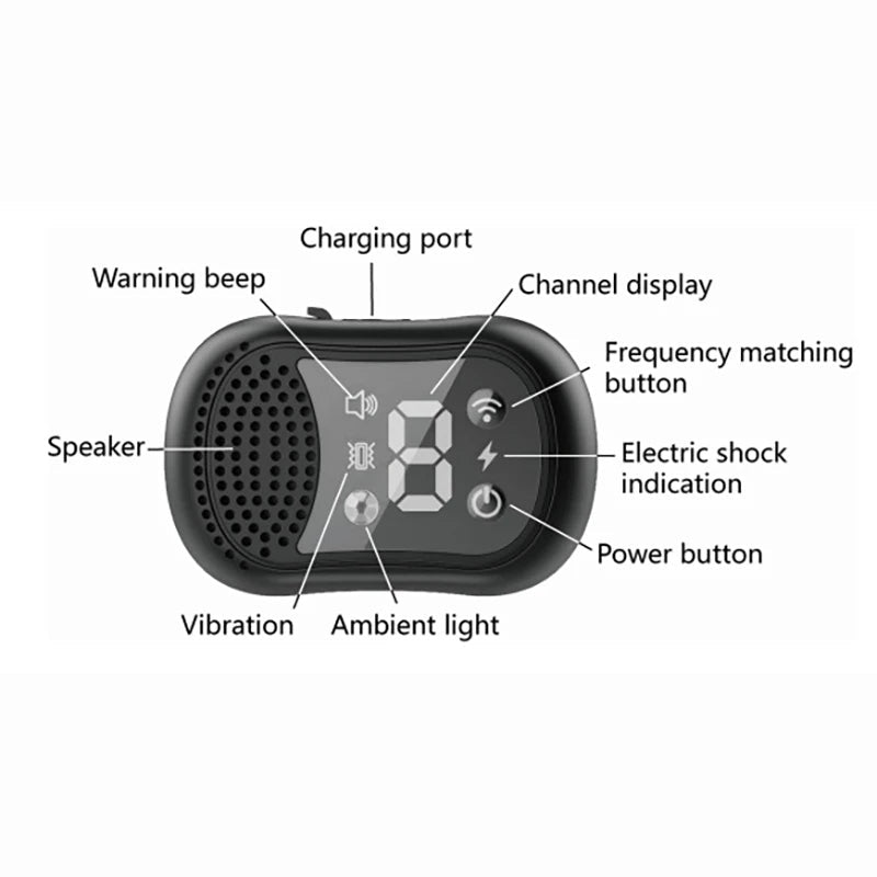 Effective Remote Dog Trainer with Voice, Vibe & Shock Alerts