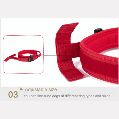 Strong Durable Tactical Dog Collar for Big Dogs