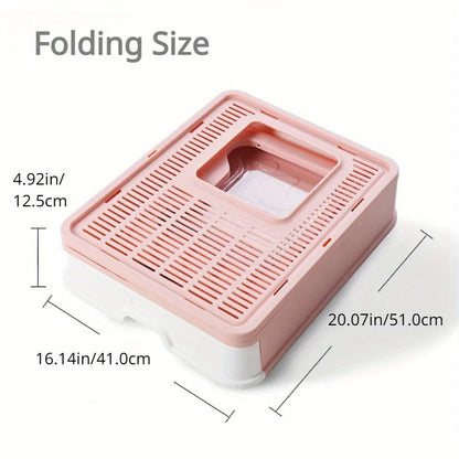 Hidden Cat Litter Box with Odor Control & Cleaning Tools