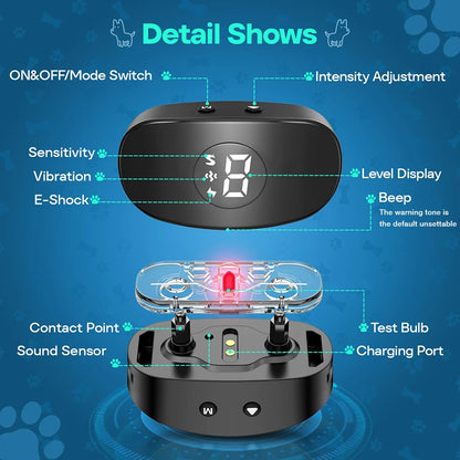 Humane No Bark Dog Collar with Vibration Mode