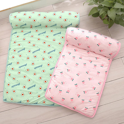 Comfy Pet Cooling Pad with Headrest | Breathable Washable
