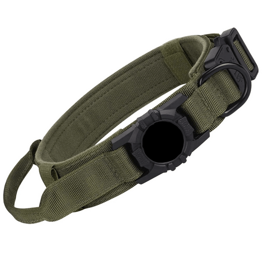 Durable Tactical Dog Collar with AirTag Holder - LifyPet