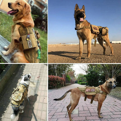 Durable Outdoor Dog Training Vest with Pockets