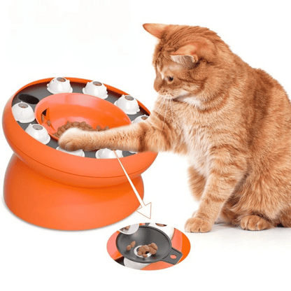 Interactive Cat Food Puzzle Toy for Healthy Weight Management - LifyPet