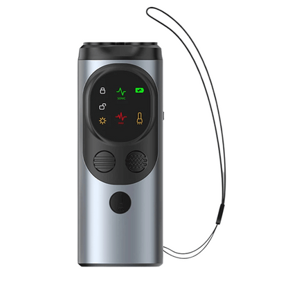 Portable Dog Trainer with Ultrasonic Bark Control and Flashlight