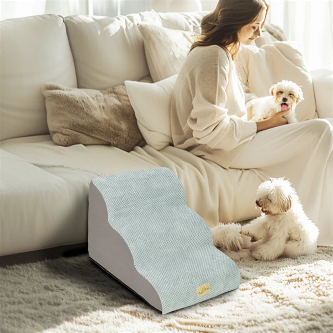 Comfortable Pet Stairs for Beds with Removable Cover