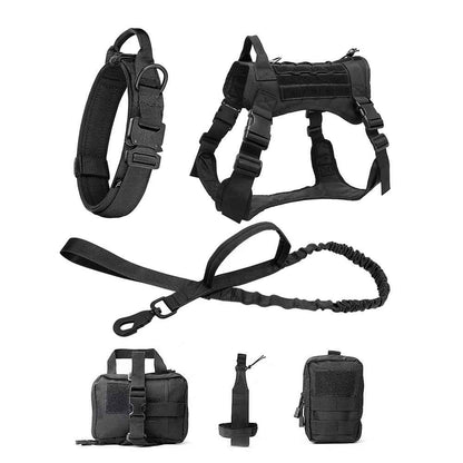 Tough Dog Training Vest with Leash and Pouch Set
