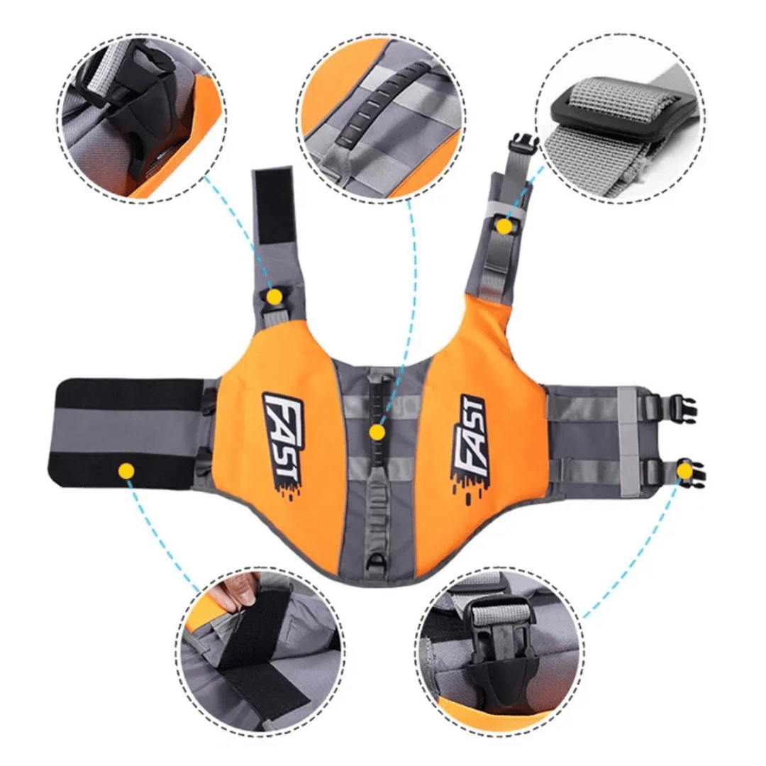 Pet Life Preserver Vest for Dogs Swimming