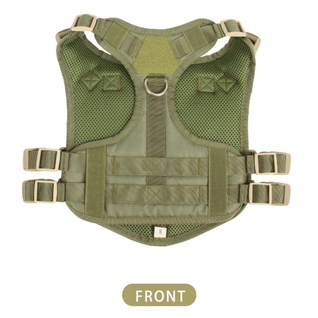 Durable Outdoor Dog Vest with Handle for Large Breeds