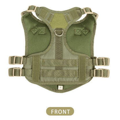 Durable Outdoor Dog Vest with Handle for Large Breeds