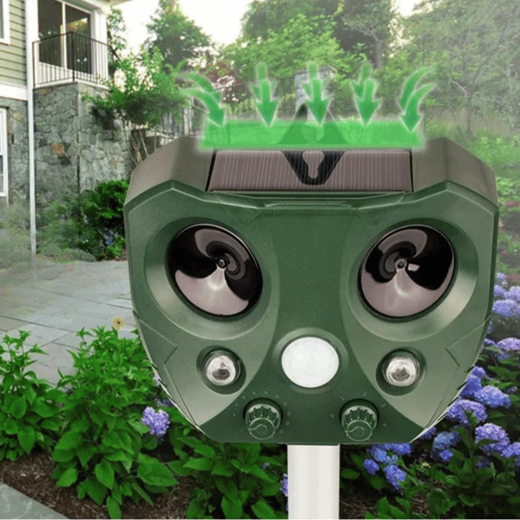 Outdoor Motion Activated Pest Repellent for Gardens