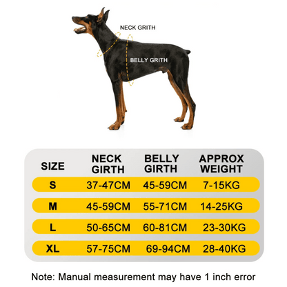 Durable Dog Training Vest with Heavy Duty Harness