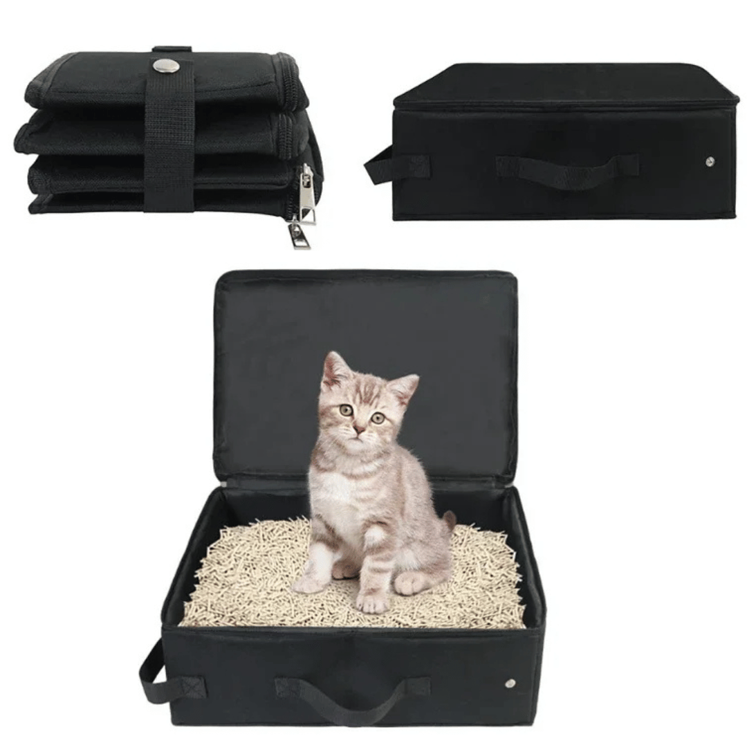 Collapsible Space Saving Cat Litter Box