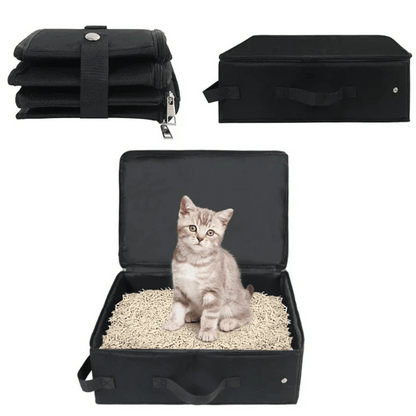Collapsible Space Saving Cat Litter Box