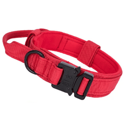 Strong Durable Tactical Dog Collar for Big Dogs